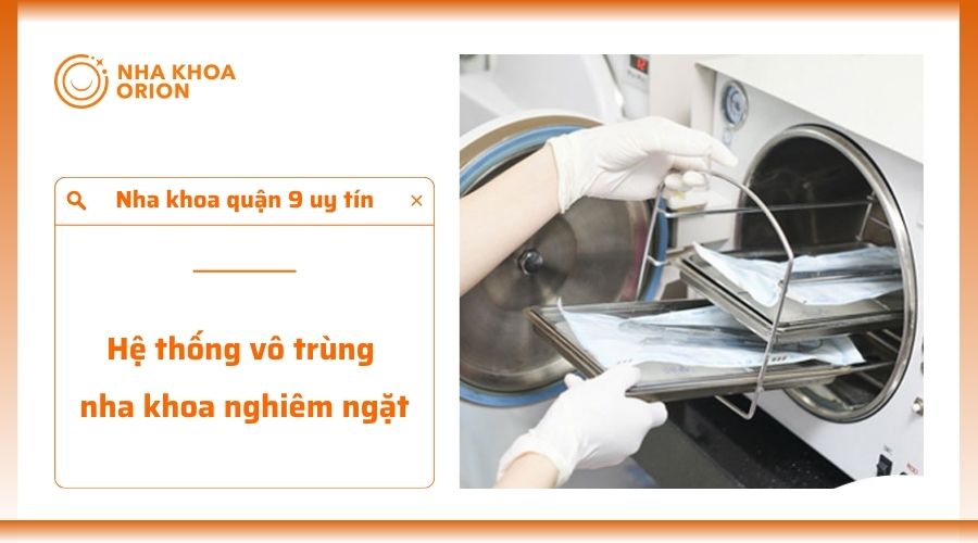 Mọi thiết bị, dụng cụ đều được vô trùng kỹ lưỡng