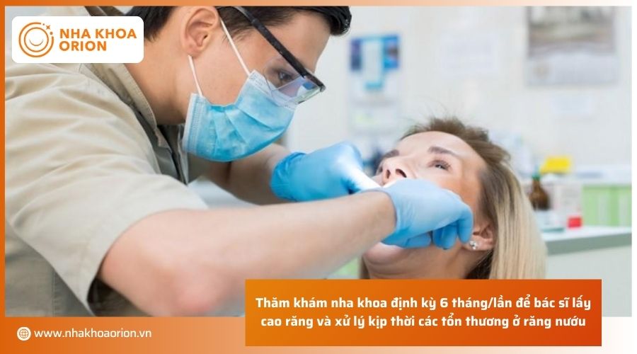 Thăm khám răng miệng định kỳ