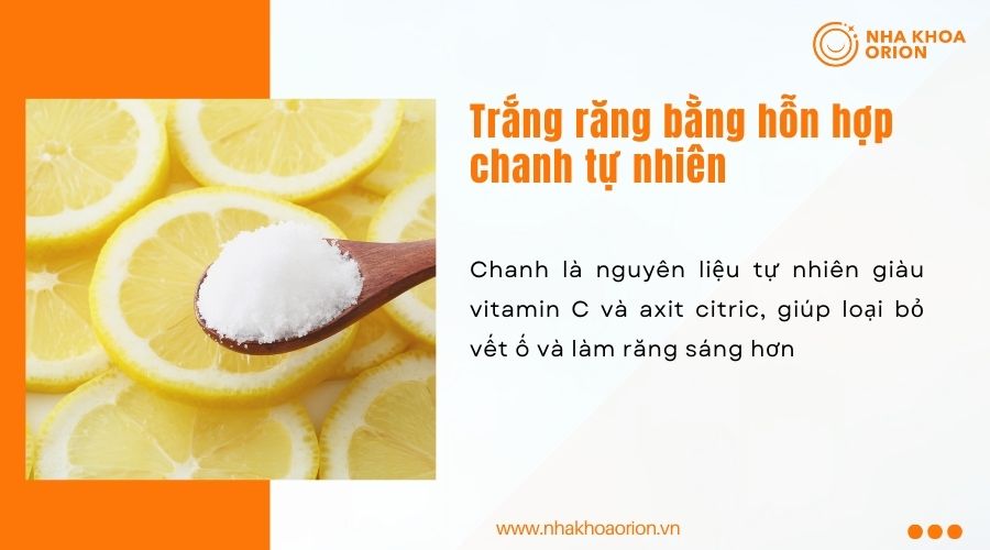 C&aacute;ch l&agrave;m trắng răng tại nh&agrave; bằng chanh
