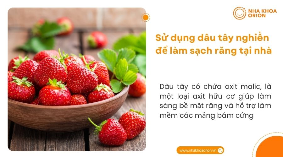 Sử dụng d&acirc;u t&acirc;y nghiền để l&agrave;m sạch răng tại nhà