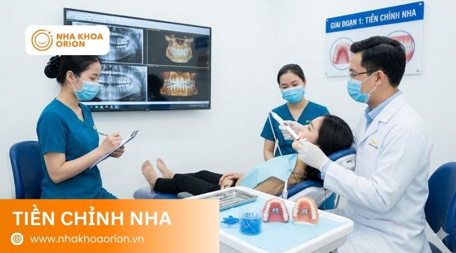 Giai đoạn tiền chỉnh nha trong qu&aacute; tr&igrave;nh niềng răng