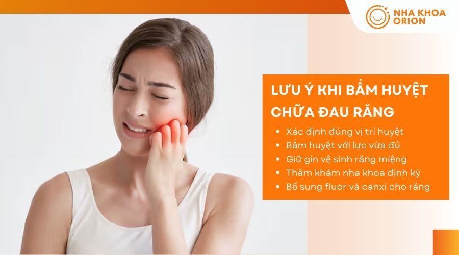 Kết hợp bấm c&aacute;c huyệt để tăng hiệu quả giảm đau răng