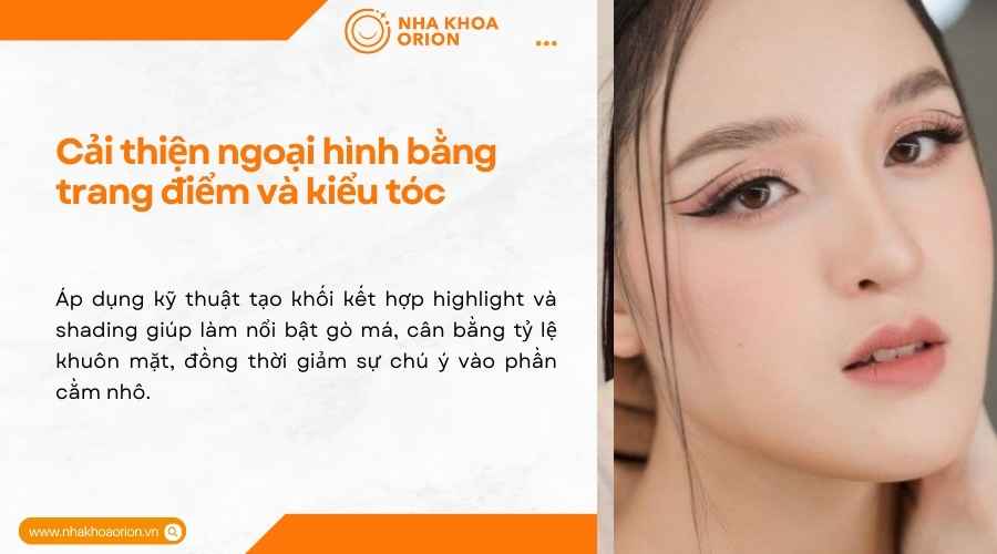 Cải thiện ngoại h&igrave;nh bằng trang điểm v&agrave; kiểu t&oacute;c