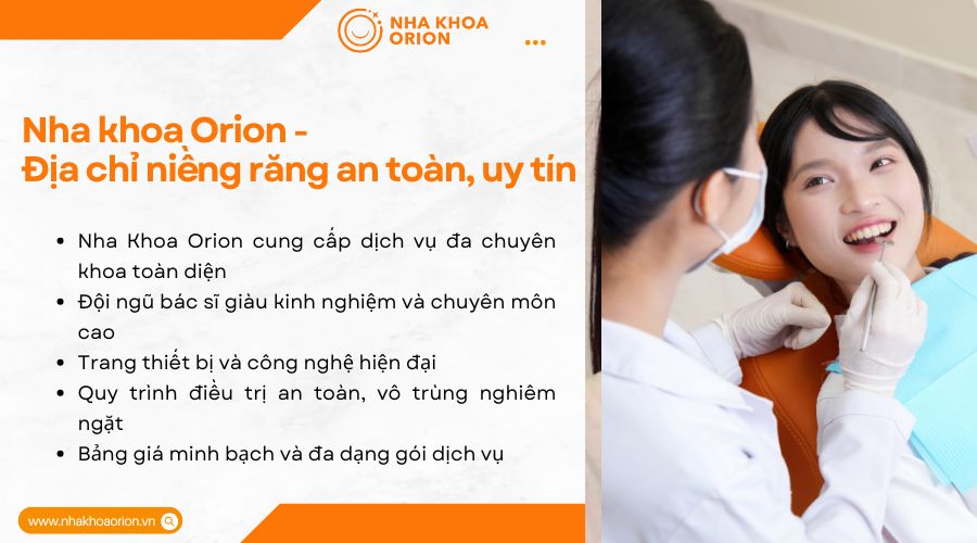 Nha khoa Orion - Địa chỉ niềng răng an to&agrave;n, uy t&iacute;n