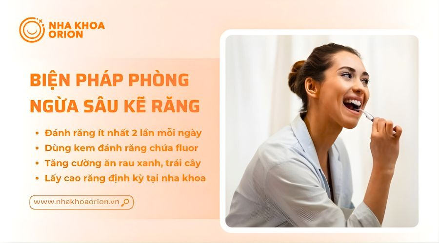 C&aacute;ch ph&ograve;ng ngừa bị s&acirc;u kẽ răng hiệu quả