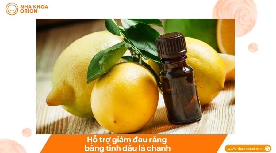 Cách trị nhức răng tức thời bằng tinh dầu lá chanh