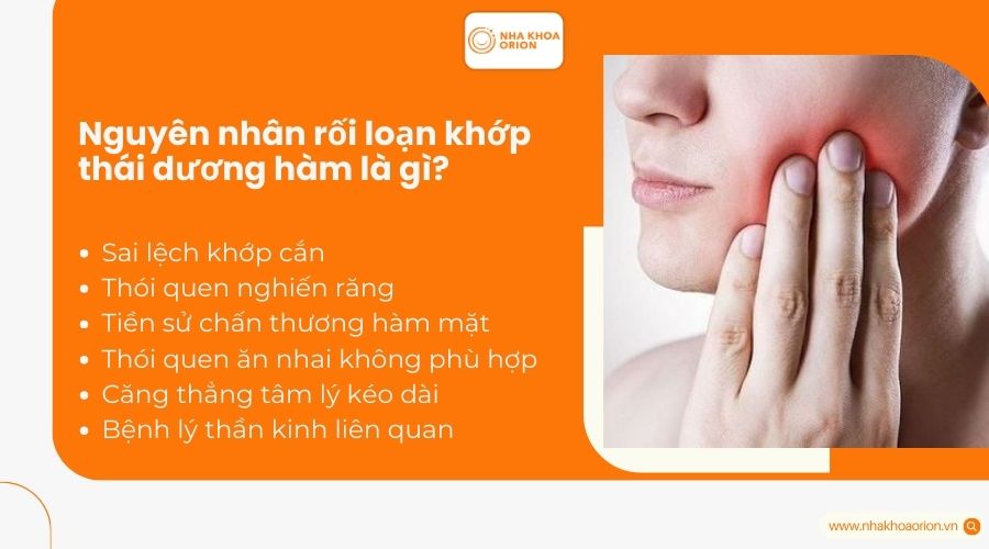 Nguy&ecirc;n nh&acirc;n rối loạn khớp th&aacute;i dương h&agrave;m l&agrave; g&igrave;?