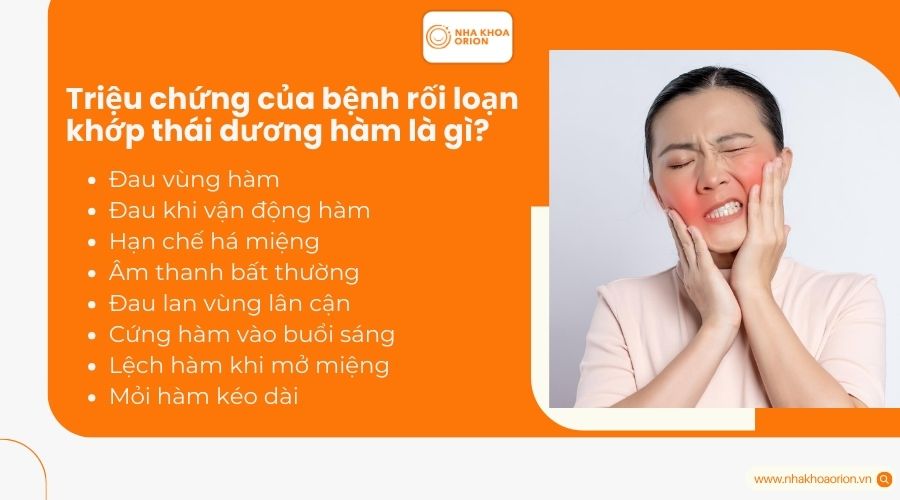 Triệu chứng của bệnh rối loạn khớp th&aacute;i dương h&agrave;m l&agrave; g&igrave;?