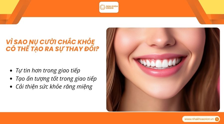 V&igrave; sao nụ cười chắc khỏe c&oacute; thể tạo ra sự thay đổi?