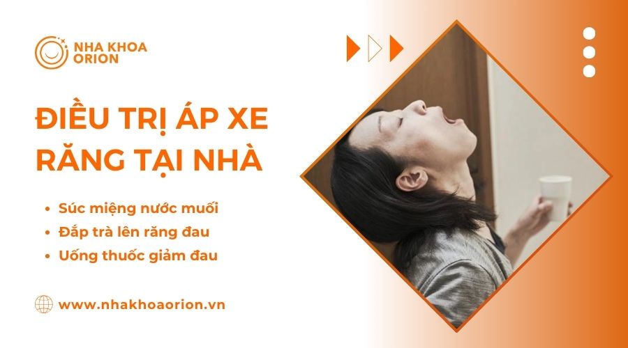 C&aacute;ch giảm đau khi bị &aacute;p xe răng tại nh&agrave;