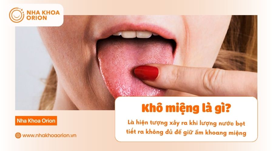 T&igrave;m hiểu về t&igrave;nh trạng kh&ocirc; miệng
