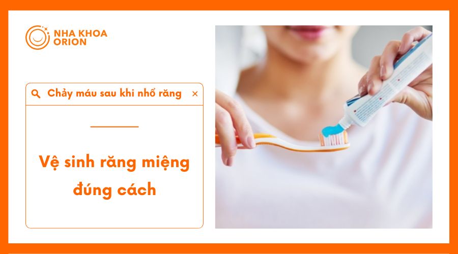 Vệ sinh răng miệng nhẹ nh&agrave;ng để ngăn vi khuẩn v&agrave; l&agrave;m sạch mảng b&aacute;m
