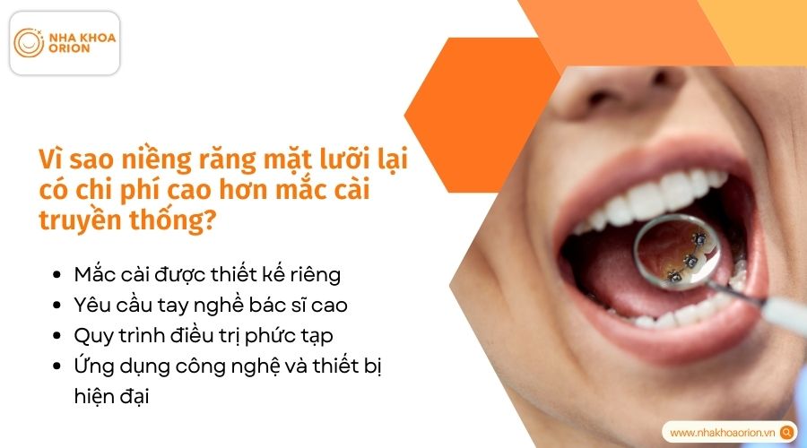 V&igrave; sao niềng răng mặt lưỡi lại c&oacute; chi ph&iacute; cao hơn mắc c&agrave;i truyền thống?