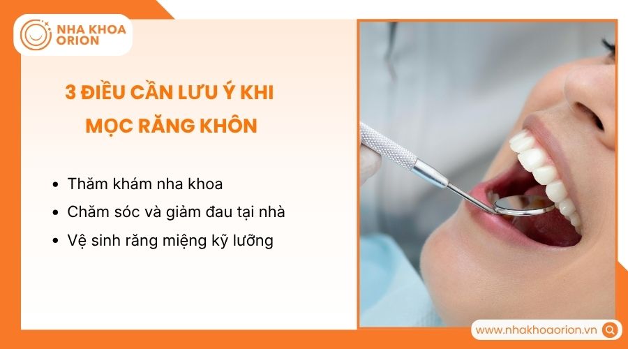 Hãy thăm khám bác sĩ khi có dấu hiệu mọc răng khôn