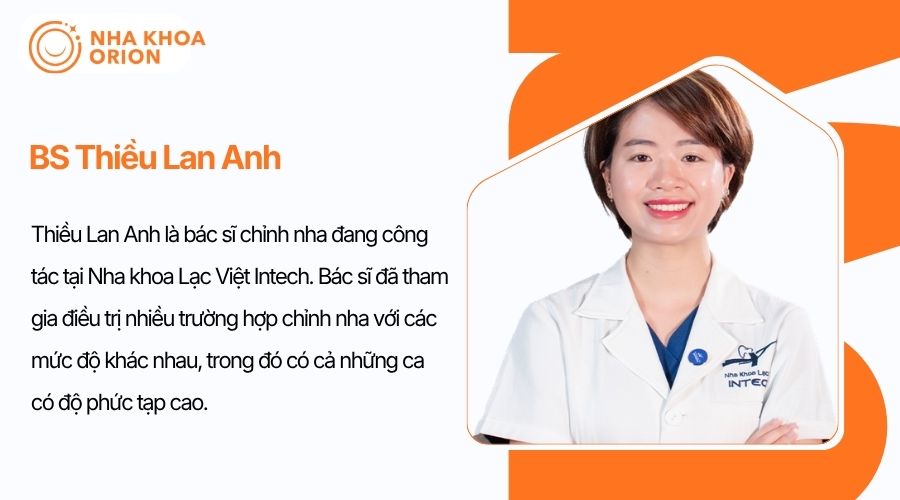 BS Thiều Lan Anh thuộc hệ thống Nha khoa Lạc Việt Intech