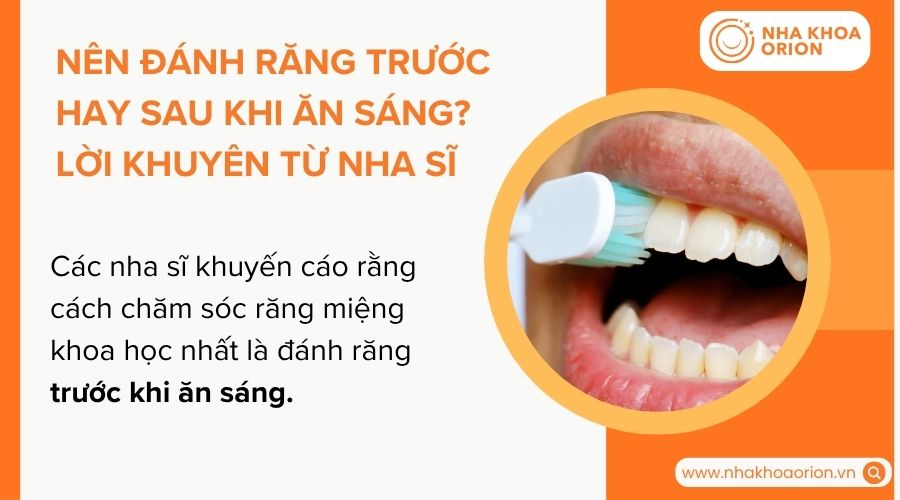 N&ecirc;n đ&aacute;nh răng trước hay sau khi ăn s&aacute;ng? Lời khuy&ecirc;n từ nha sĩ