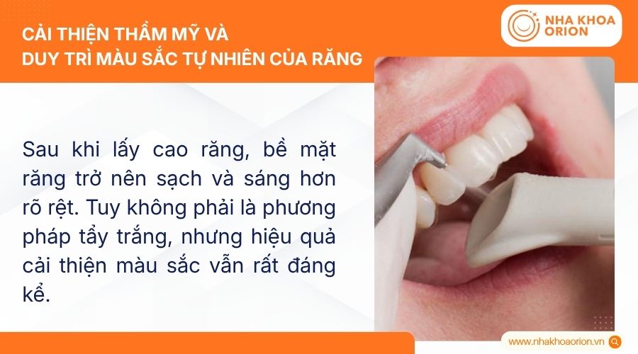 Cải thiện thẩm mỹ v&agrave; duy tr&igrave; m&agrave;u sắc tự nhi&ecirc;n của răng