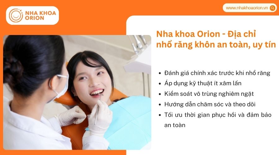 Nha khoa Orion - Địa chỉ nhổ răng kh&ocirc;n an to&agrave;n, uy t&iacute;n&nbsp;