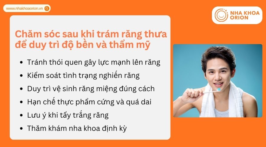 Chăm s&oacute;c đ&uacute;ng c&aacute;ch gi&uacute;p k&eacute;o d&agrave;i tuổi thọ v&agrave; hạn chế bong miếng tr&aacute;m