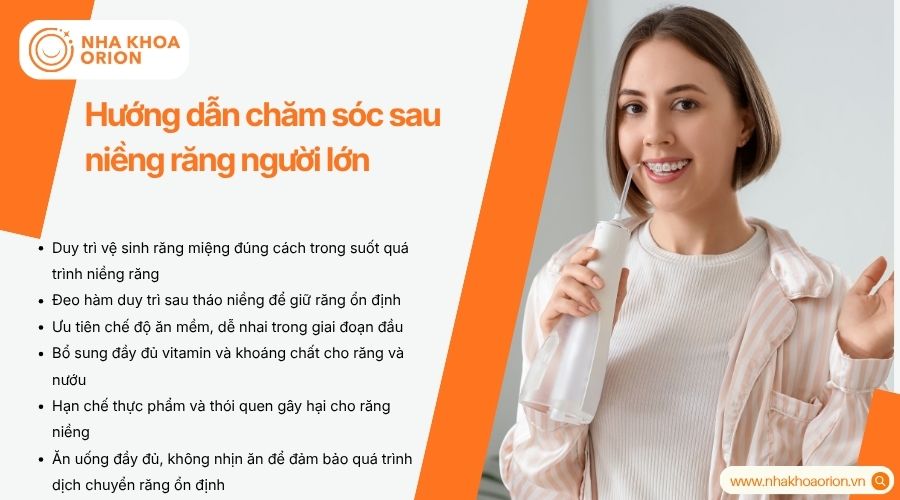 Chăm s&oacute;c đ&uacute;ng c&aacute;ch gi&uacute;p duy tr&igrave; kết quả niềng răng l&acirc;u d&agrave;i