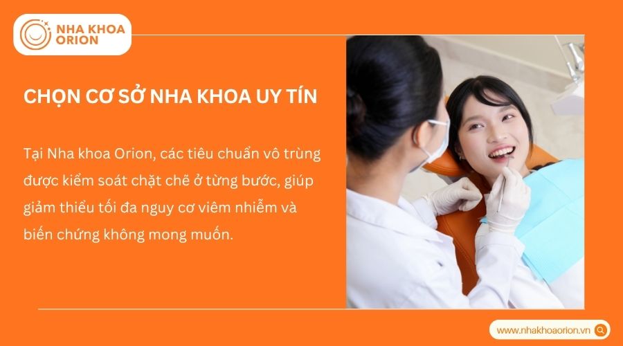 Nha khoa Orion gi&uacute;p đảm bảo an to&agrave;n trong qu&aacute; tr&igrave;nh nhổ răng