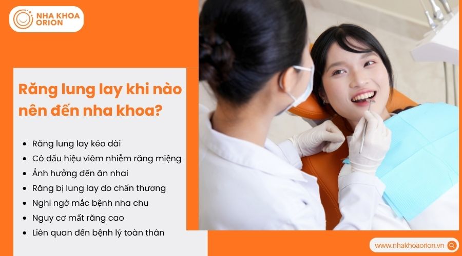 Răng lung lay khi n&agrave;o n&ecirc;n đến nha khoa