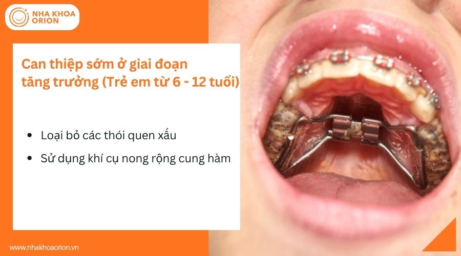 Can thiệp sớm ở giai đoạn tăng trưởng