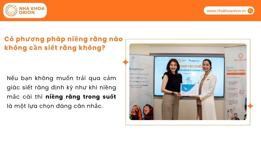 C&oacute; phương ph&aacute;p niềng răng n&agrave;o kh&ocirc;ng cần siết răng kh&ocirc;ng