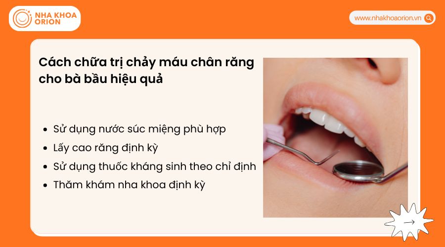 C&aacute;ch chữa trị chảy m&aacute;u ch&acirc;n răng cho b&agrave; bầu hiệu quả