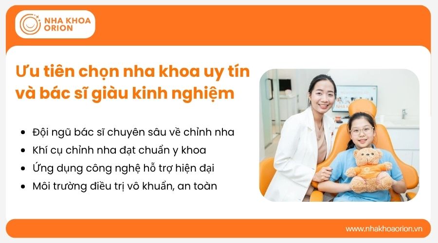 Ưu ti&ecirc;n chọn nha khoa uy t&iacute;n v&agrave; b&aacute;c sĩ gi&agrave;u kinh nghiệm