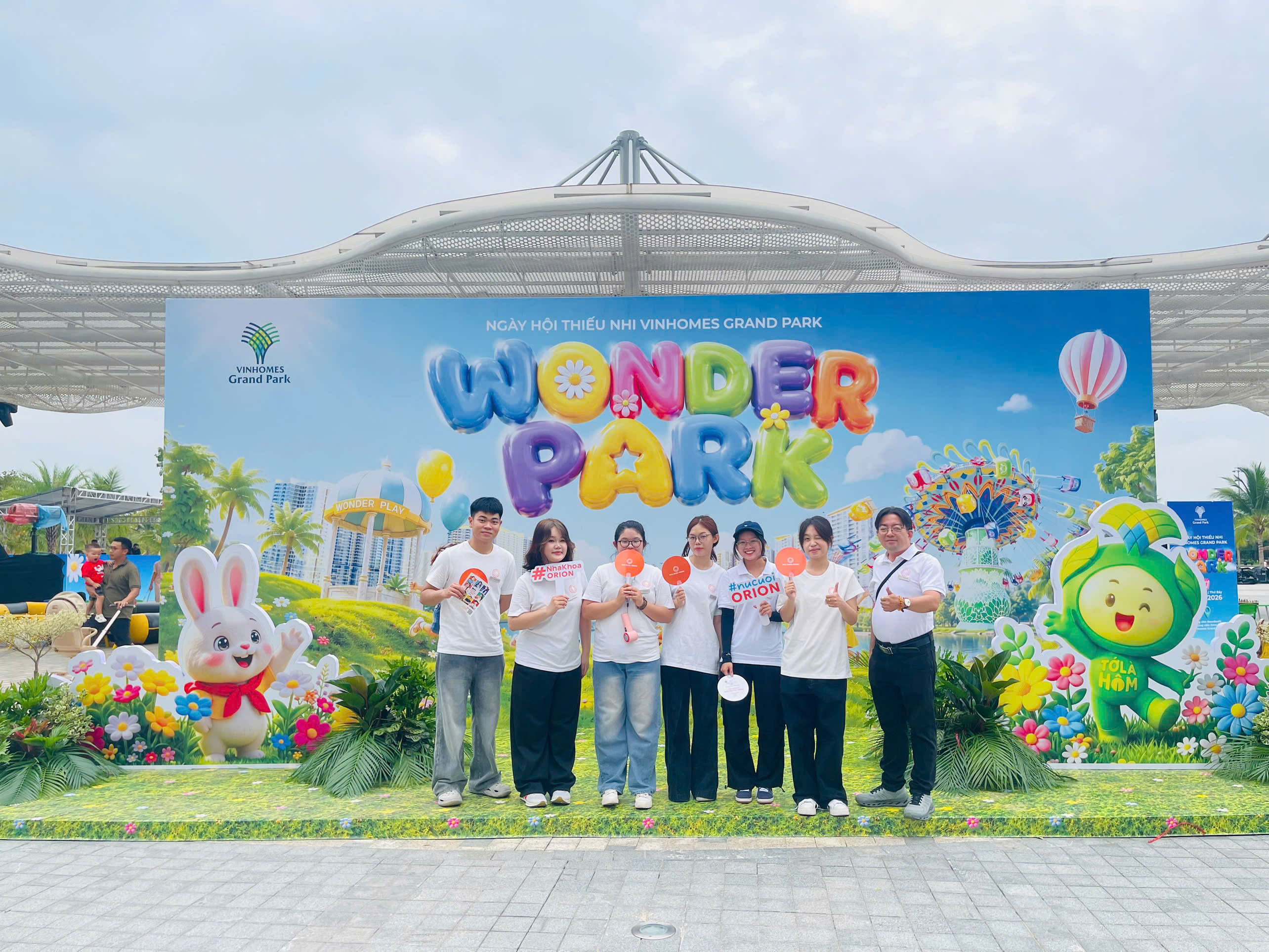 Nha Khoa Orion đồng hành cùng Ngày hội Thiếu nhi Wonder Park tại Vinhomes Grand Park