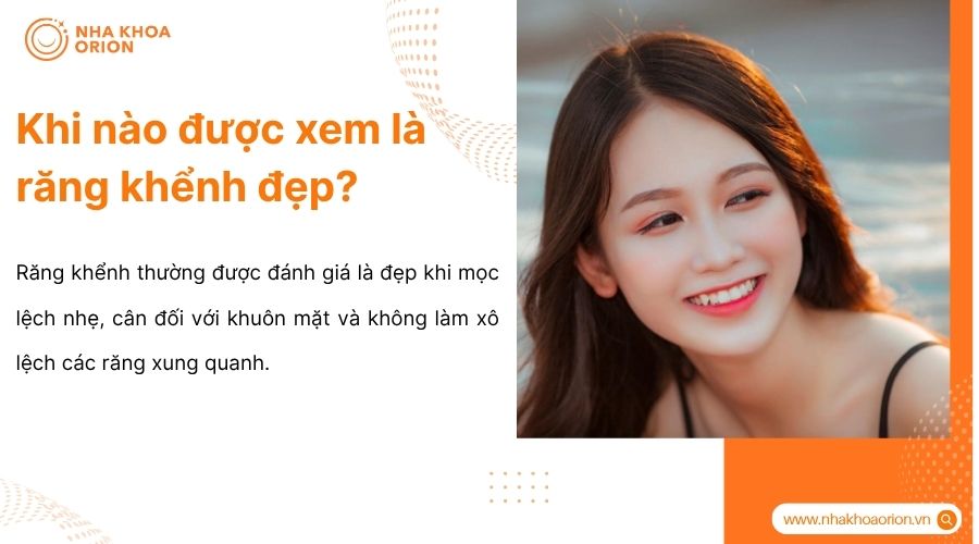 Răng khểnh mọc c&acirc;n đối thường tạo điểm nhấn thẩm mỹ cho nụ cười