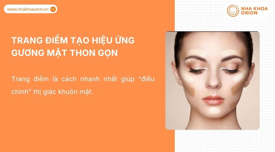 Trang điểm tạo khối v&agrave; highlight gi&uacute;p khu&ocirc;n mặt tr&ocirc;ng thon gọn, c&acirc;n đối v&agrave; thanh tho&aacute;t hơn