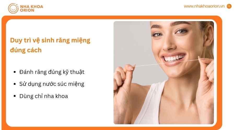Vệ sinh răng miệng đúng cách giúp giảm vi khuẩn và ngăn ngừa hôi miệng hiệu quả
