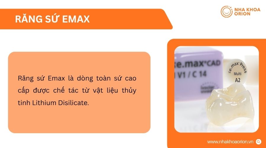 Răng sứ Emax là dòng toàn sứ cao cấp với độ thẩm mỹ tự nhiên và tuổi thọ cao