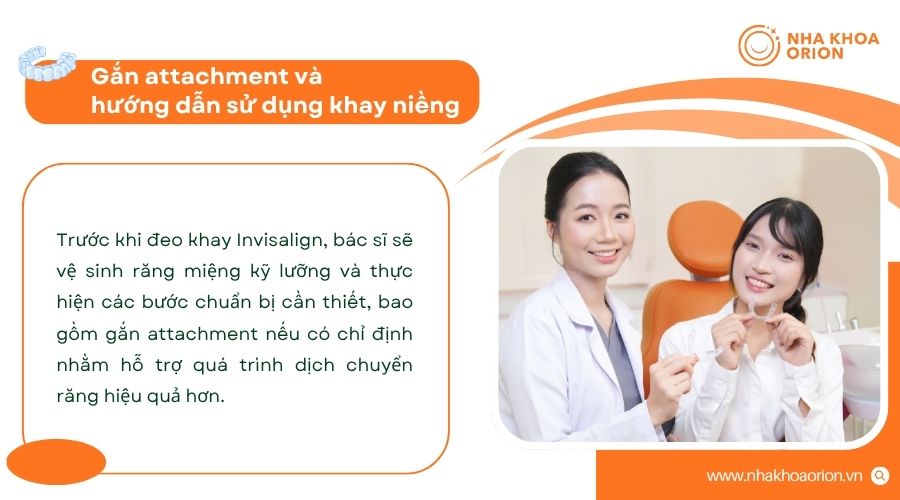 Khách hàng sẽ được bác sĩ hướng dẫn khách hàng đeo và sử dụng khay đúng cách