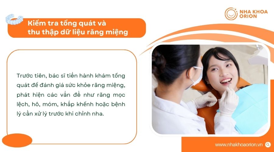 Bác sĩ kiểm tra tổng quát để đánh giá chính xác tình trạng răng miệng