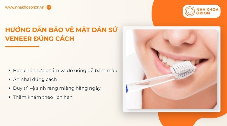Chăm sóc đúng cách giúp kéo dài tuổi thọ của mặt dán sứ
