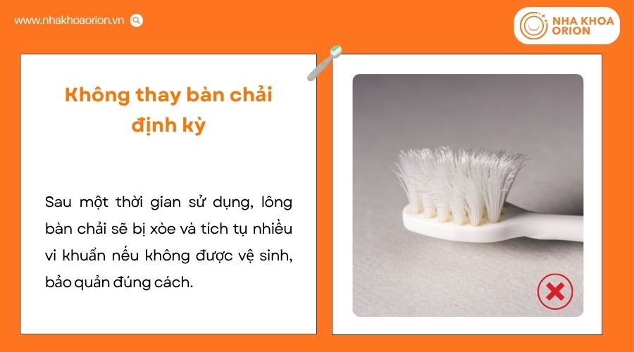 Thay b&agrave;n chải đ&uacute;ng thời điểm gi&uacute;p duy tr&igrave; hiệu quả l&agrave;m sạch