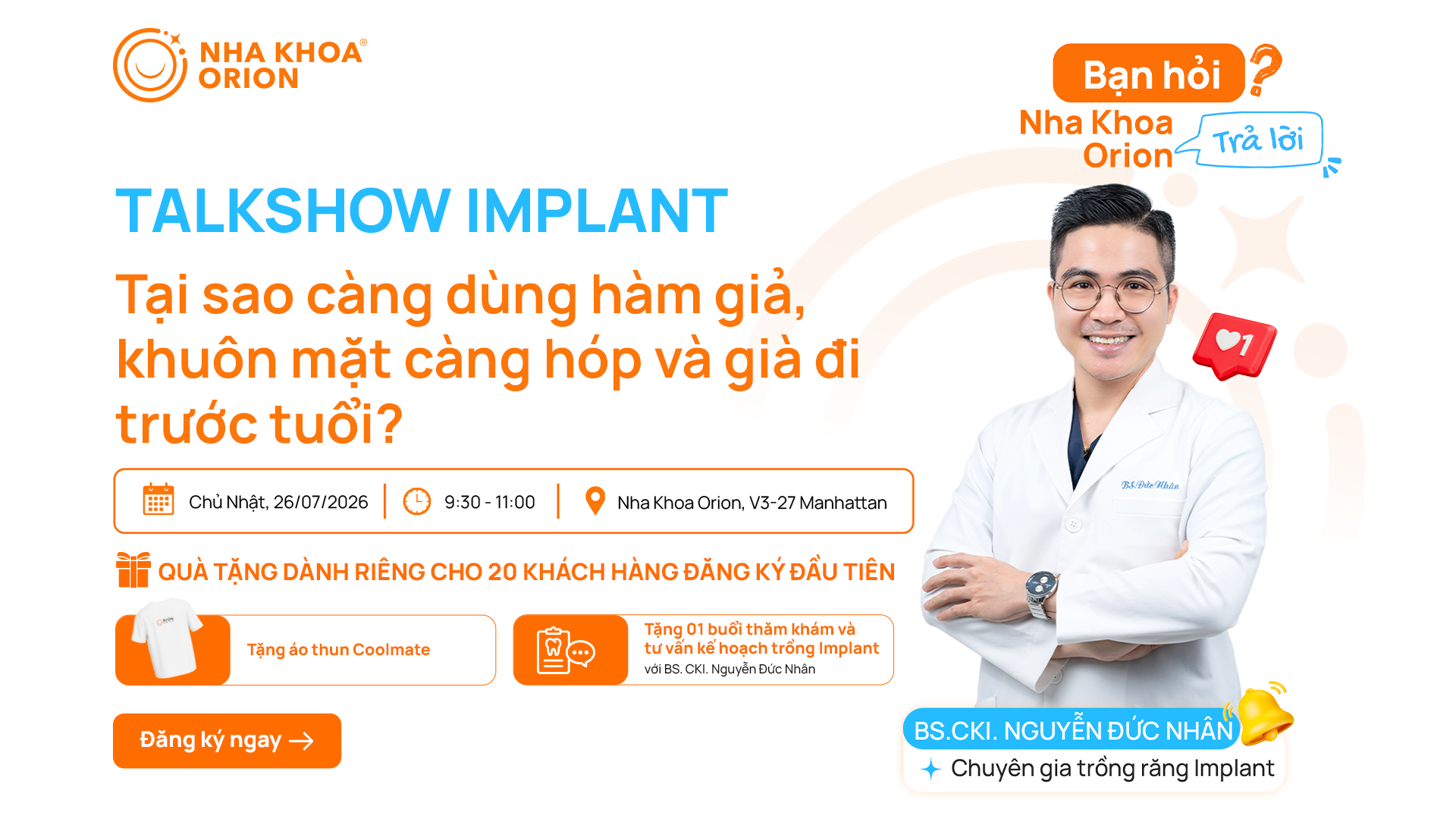 Talkshow Implant: Tại sao c&agrave;ng d&ugrave;ng h&agrave;m giả, khu&ocirc;n mặt c&agrave;ng h&oacute;p v&agrave; gi&agrave; đi trước tuổi?