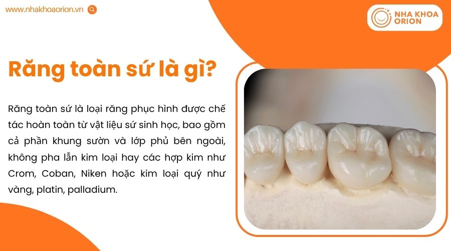 Răng toàn sứ giúp phục hồi thẩm mỹ và chức năng ăn nhai hiệu quả