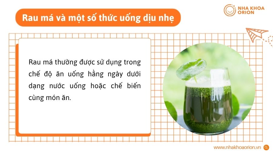 Một số thức uống dịu nhẹ c&oacute; thể bổ sung v&agrave;o chế độ ăn uống hằng ng&agrave;y