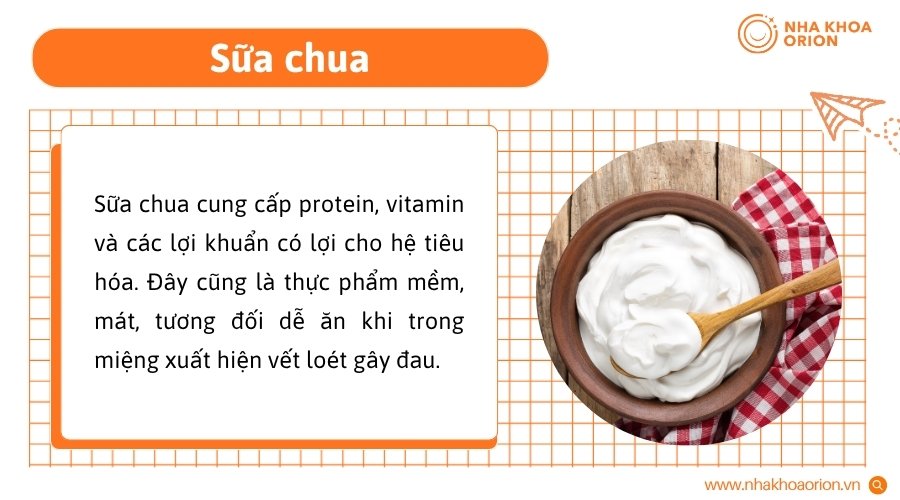Sữa chua c&oacute; kết cấu mềm, dễ ăn v&agrave; cung cấp lợi khuẩn cho cơ thể