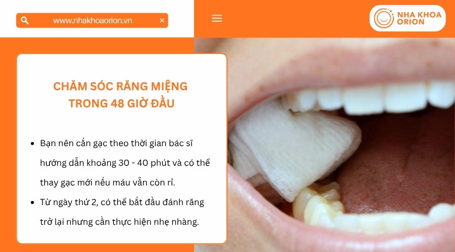 Giai đoạn đầu cần vệ sinh nhẹ nh&agrave;ng để bảo vệ cục m&aacute;u đ&ocirc;ng&nbsp;