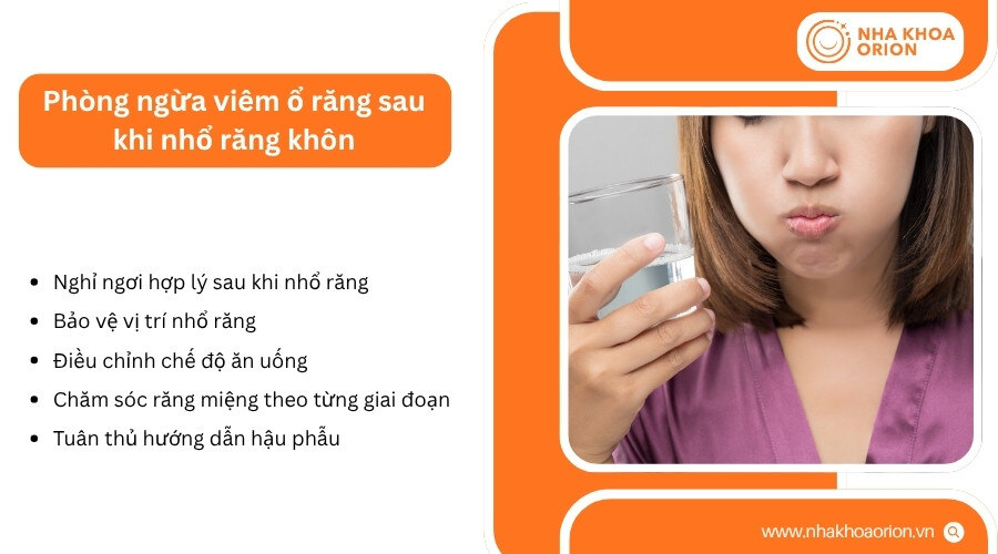Người bệnh c&oacute; thể giảm nguy cơ vi&ecirc;m ổ răng bằng c&aacute;ch chăm s&oacute;c ổ nhổ đ&uacute;ng hướng dẫn