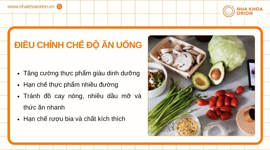 Chế độ ăn ph&ugrave; hợp gi&uacute;p giảm k&iacute;ch ứng v&agrave; cung cấp dưỡng chất cho qu&aacute; tr&igrave;nh hồi phục