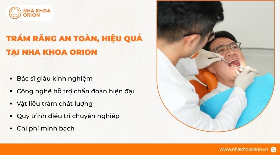 Nha Khoa Orion hỗ trợ phục hồi răng tổn thương bằng kỹ thuật tr&aacute;m răng ph&ugrave; hợp