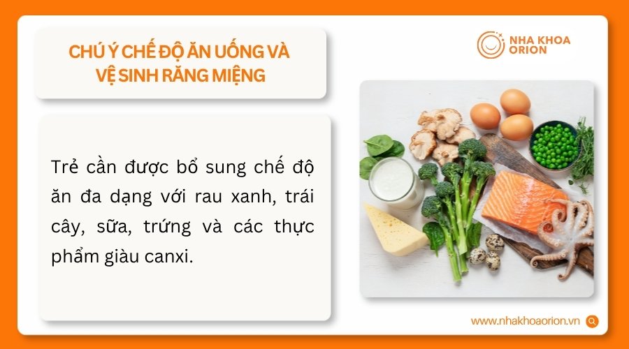 Ăn uống c&acirc;n bằng v&agrave; vệ sinh đ&uacute;ng c&aacute;ch gi&uacute;p trẻ bảo vệ răng khi thay