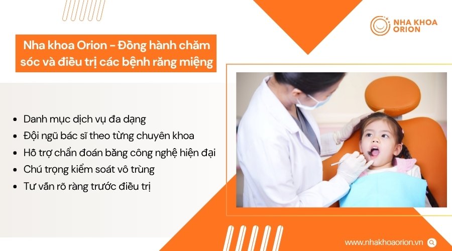 Nha khoa Orion cung cấp giải pháp chăm sóc và điều trị răng miệng theo từng nhu cầu