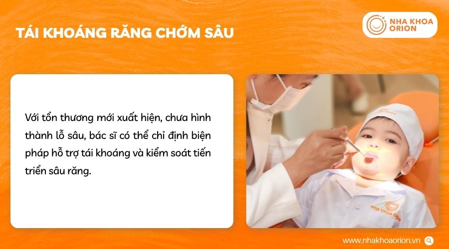 Tổn thương sớm có thể được kiểm soát bằng tái khoáng